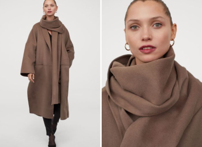 ABRIGO EN MEZCLA DE LANA DE H&M