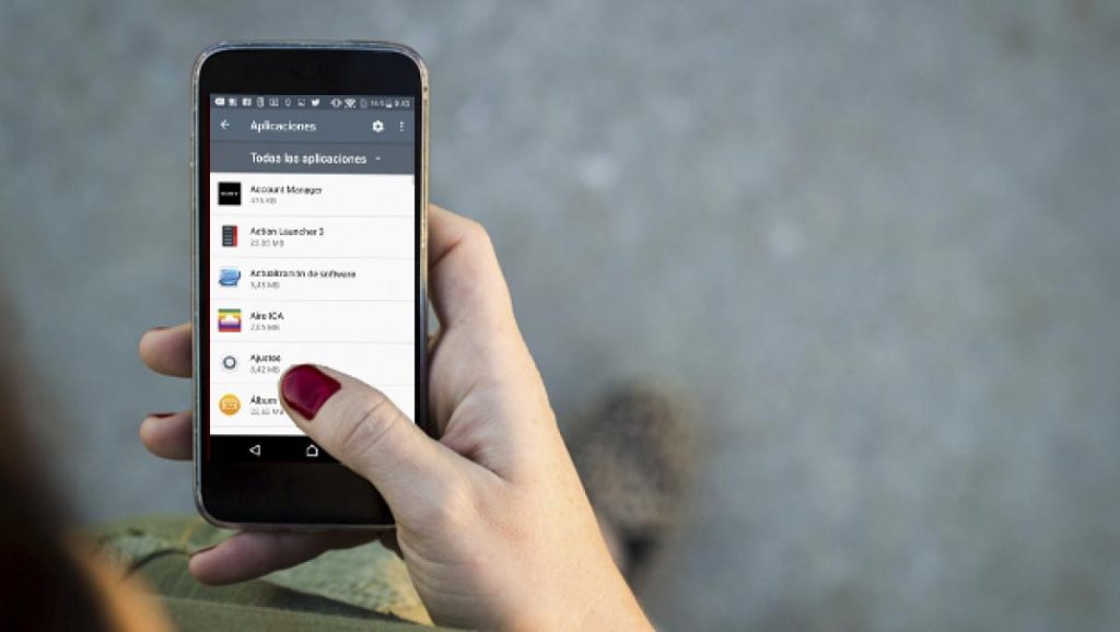 Borras aplicaciones de tu móvil