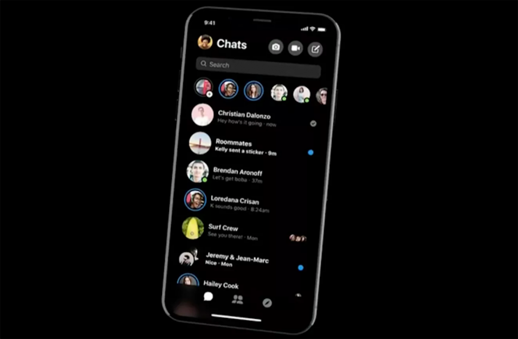 El Dark Mode para Facebook en iPhone