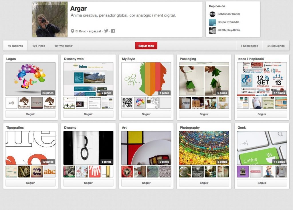 Guía paso a paso para tener el mejor perfil en Pinterest 2 Moncloa Fotos de perfil