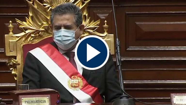 El presidente de Perú dimite después de solo seis días en el cargo
