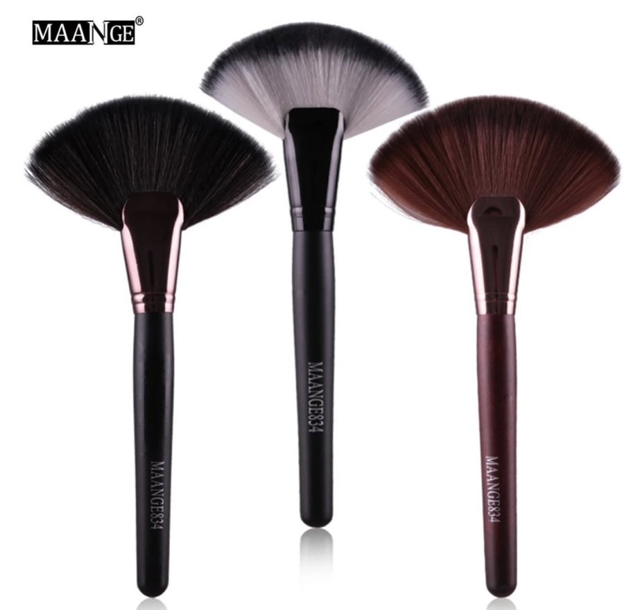 brochas pelo sintético abanico