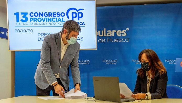 El PP de Huesca celebra su 13 Congreso Provincial en formato telemático y condicionado por la pandemia