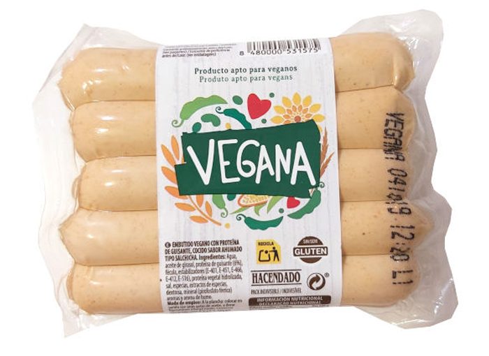 SALCHICHAS VEGANAS DE MERCADONA