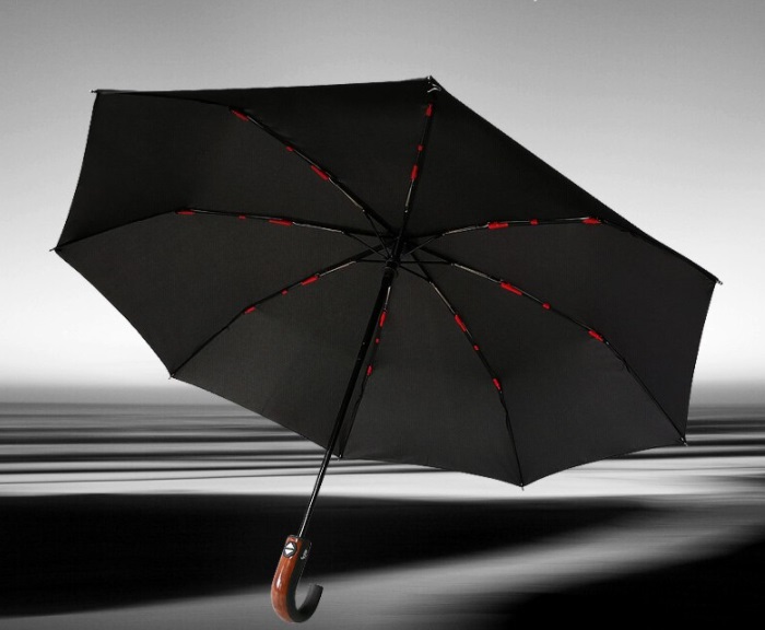paraguas clásico de estilo inglés