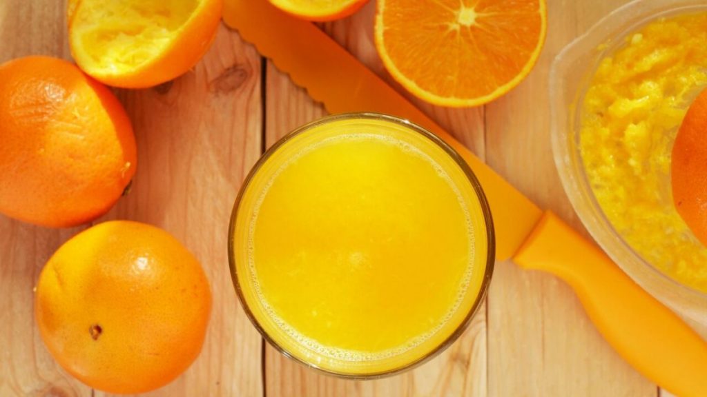 zumo de naranja sin exprimidor