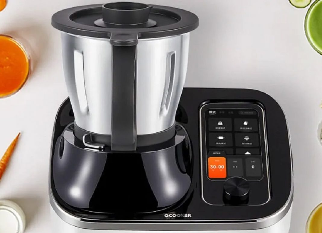 ROBOT DE COCINA CON PANTALLA TÁCTIL