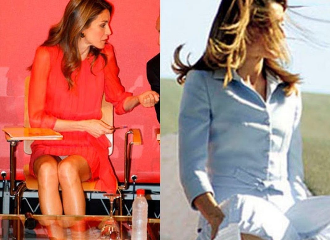 LA ROPA INTERIOR DE LA REINA LETIZIA, AL DESCUBIERTO