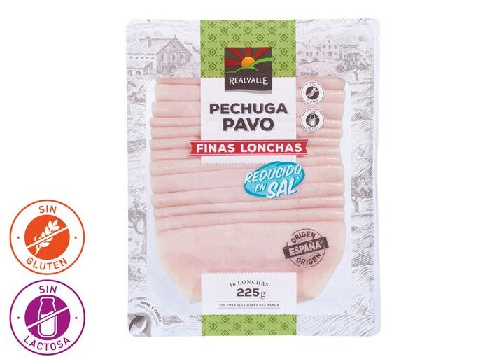 PECHUGA DE PAVO REDUCIDA EN SAL DE LIDL