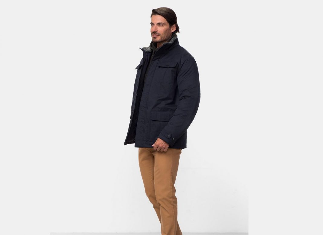 PARKA CON RELLENO SOSTENIBLE DE HOMBRE TEX