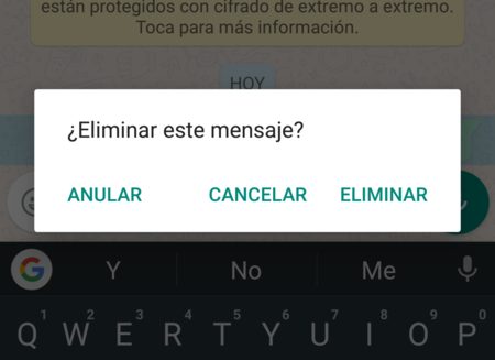 Recuperar o no los mensajes de WhatsApp