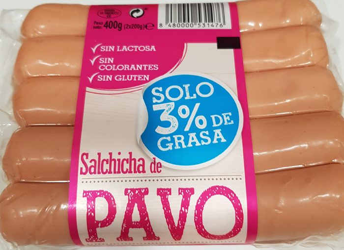 SALCHICHA PAVO 100% DE MERCADONA