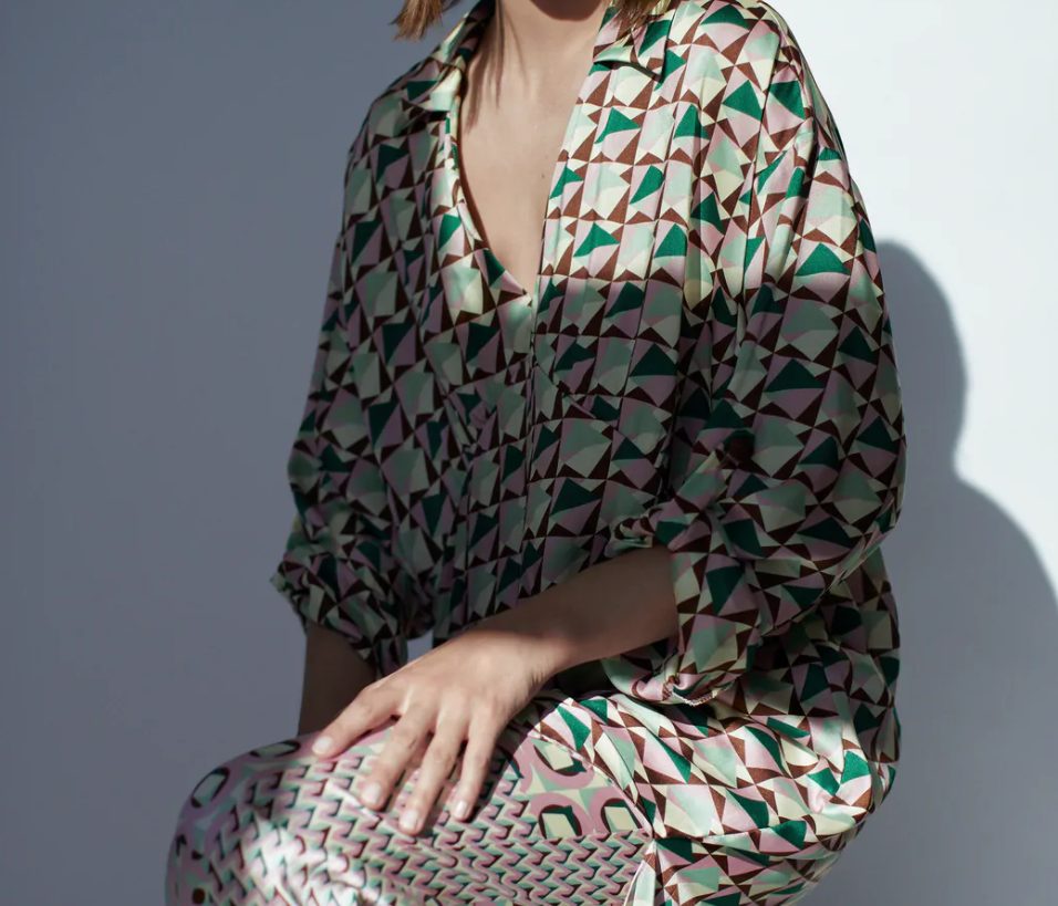 vestido midi zara