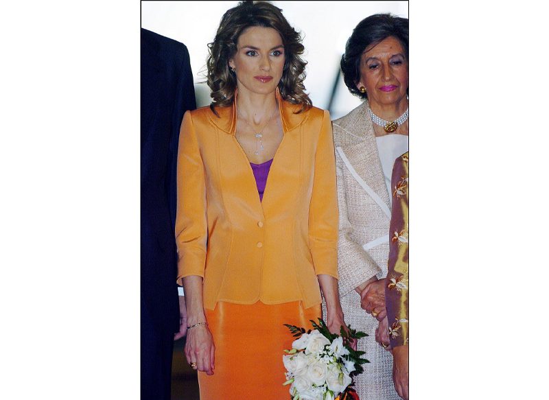 EL LOOK NARANJA DE LA REINA LETIZIA