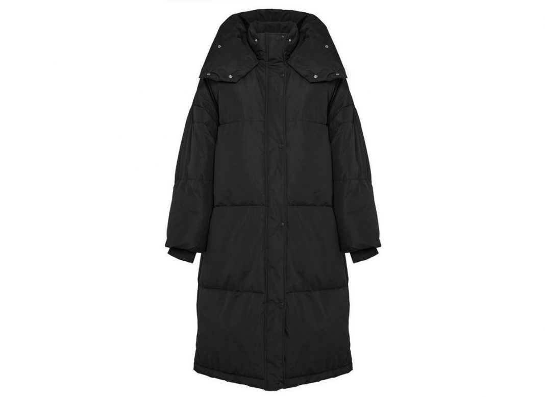 ABRIGO LARGO ACOLCHADO NEGRO DE PRIMARK