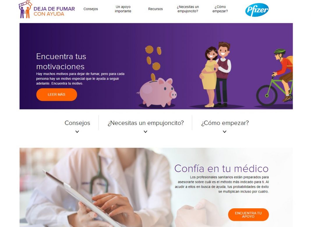 DEJAR DE FUMAR CON AYUDA DE PFIZER