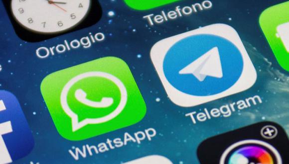 Usuarios de WhatsApp y Telegram