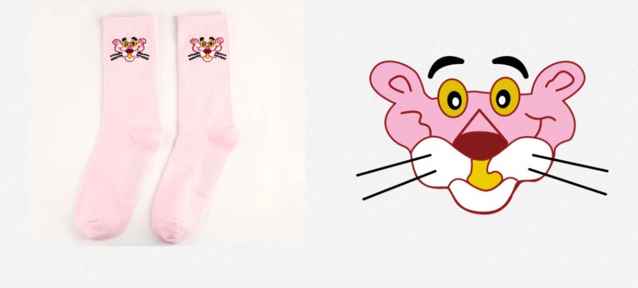 calcetines pantera rosa