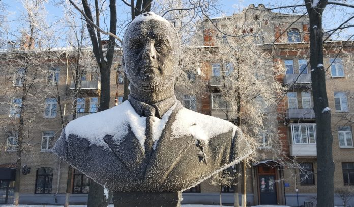 escultura nieve