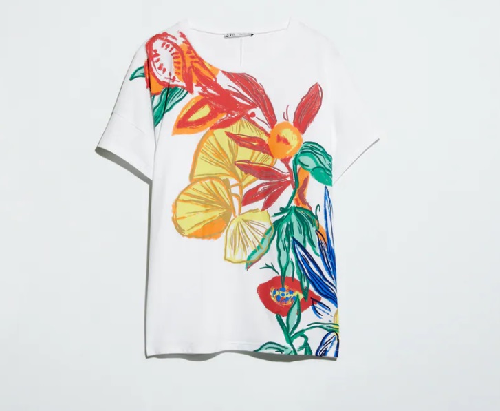 estampada camiseta