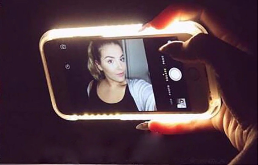 funda luz led