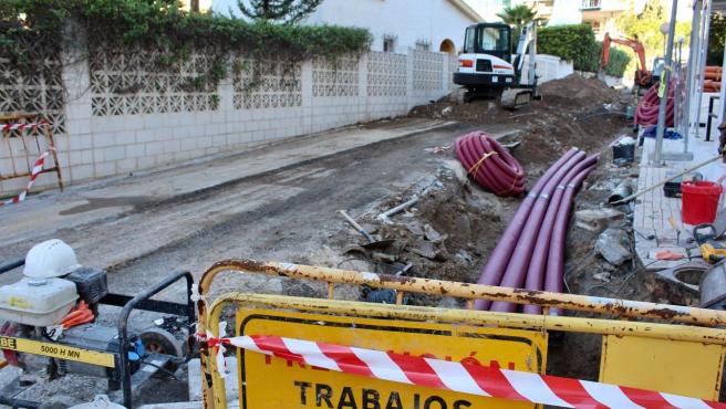 obras de la calle manuel santana de fuengirola Moncloa