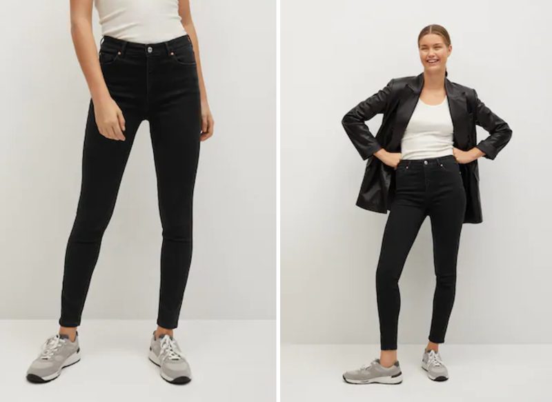JEANS SKINNY TIRO ALTO NOA DE MANGO