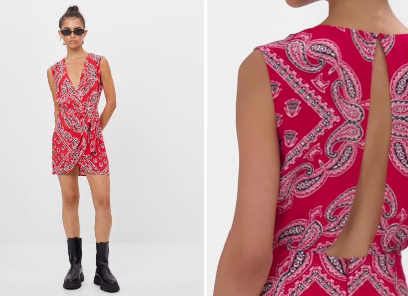 VESTIDO CRUZADO PAISLEY