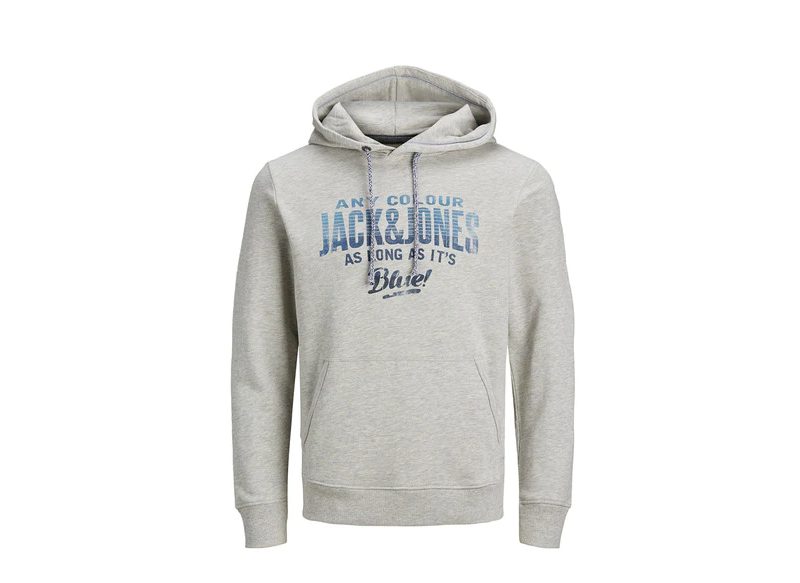 SUDADERA JACK & JONES GRIS, MUY REBAJADA EN EL CORTE INGLÉS
