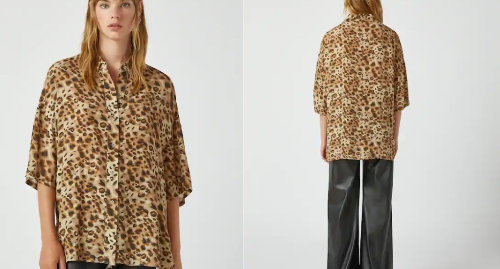 camisa leopardo