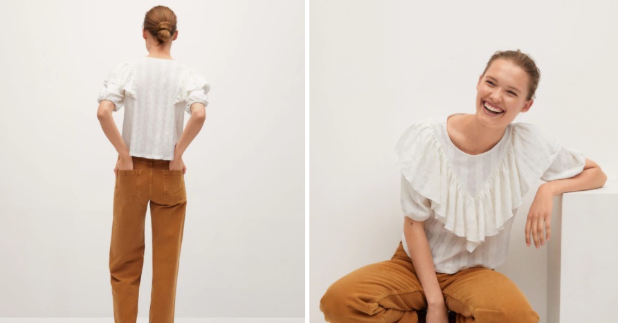 camiseta volantes