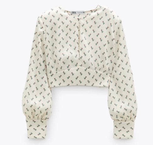 cuerpo floral zara