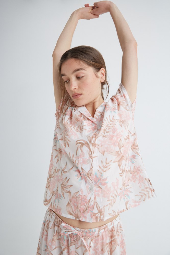 pijama hibiscus pastel