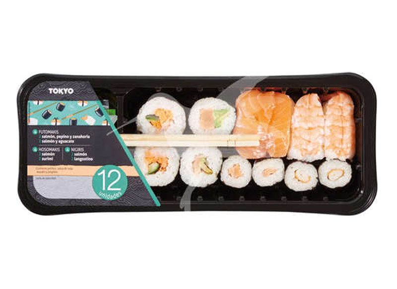 EL SUSHI DE LIDL, DEMASIADO ARTIFICIAL