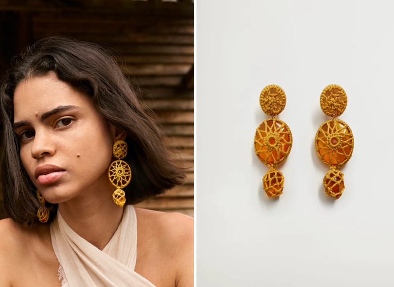 PENDIENTES RESINA COMBINADOS