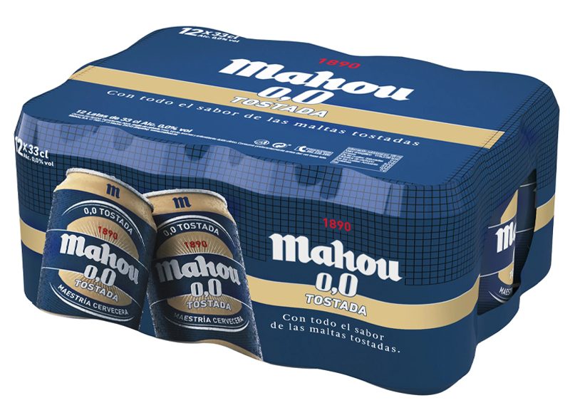 CERVEZA TOSTADA 0,0% ALCOHOL MAHOU, REBAJADA EN ALCAMPO