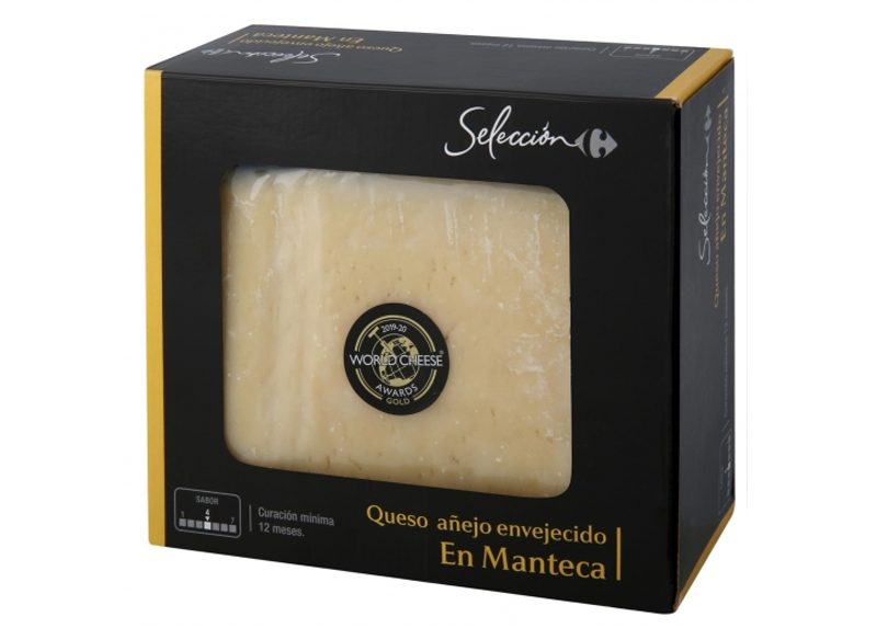 QUESO DE OVEJA ENVEJECIDO EN MANTECA CARREFOUR SELECCIÓN