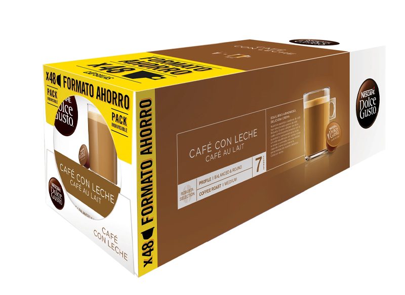CAFÉ CON LECHE EN CÁPSULAS NESCAFÉ DOLCE GUSTO