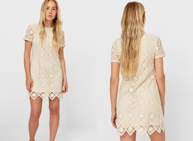 VESTIDO CORTO CROCHET