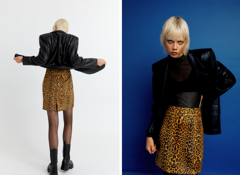 FALDA MINI LEOPARDO DE SFERA