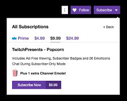Programa de suscripciones en Twitch