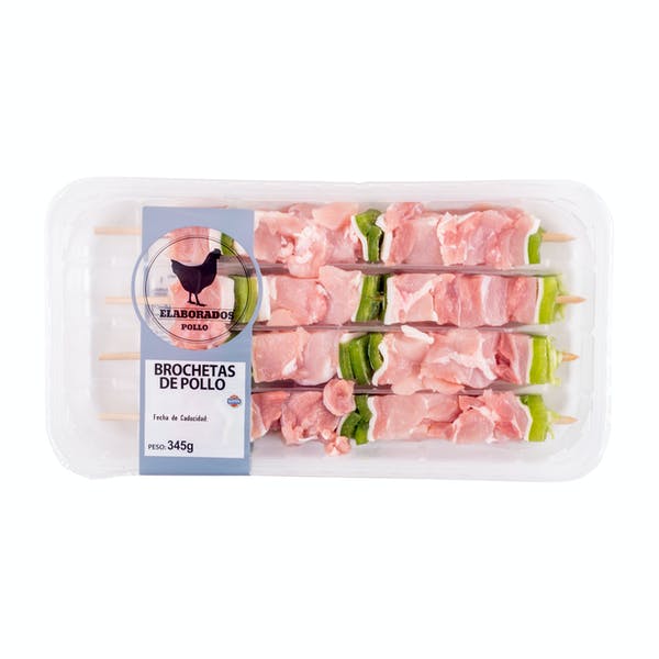 brochetas pollo