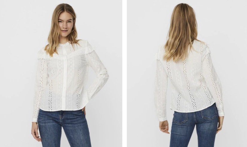 camisa de manga larga  el corte inglés