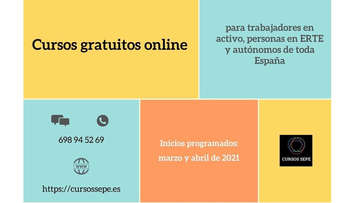 cursos online gratis sepe