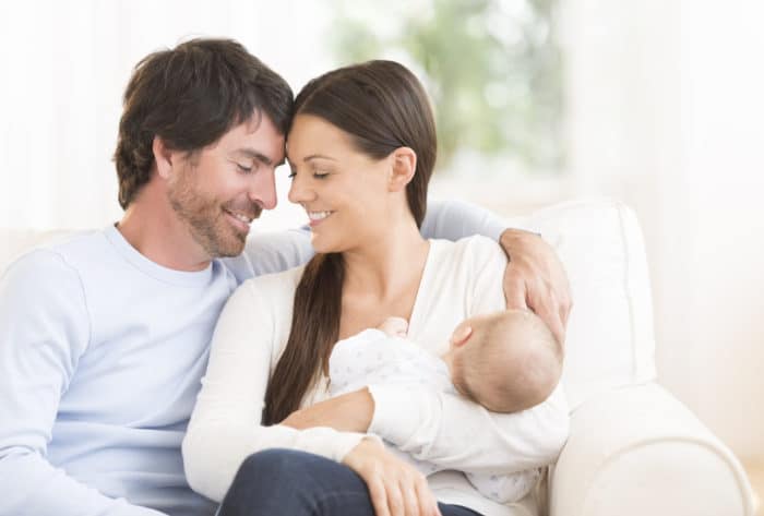 pareja hijos