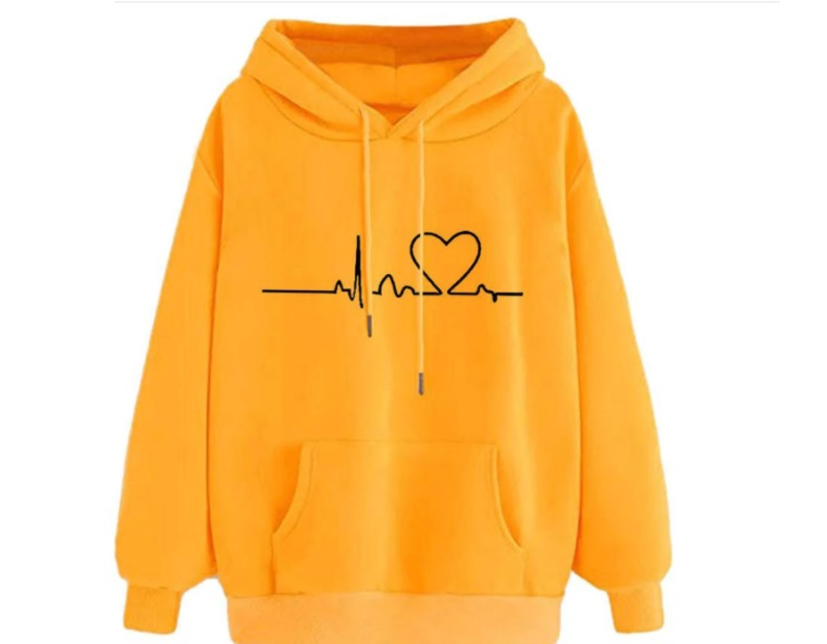 sudadera con electrocardiograma