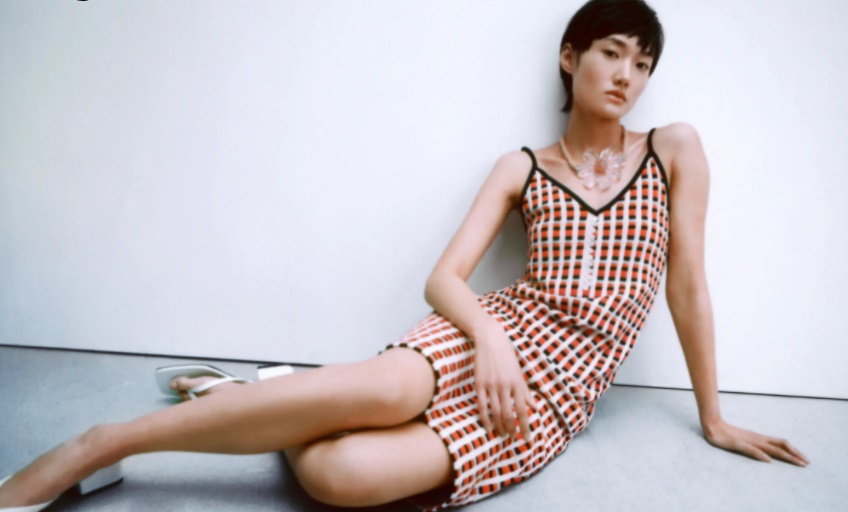 vestido tirantes jacquard