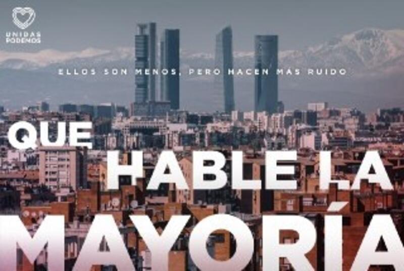 Iglesias escoge 'Que hable la mayoría' como lema de la campaña