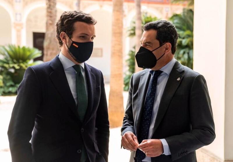 Casado apoya la bajada de impuestos en Andalucía