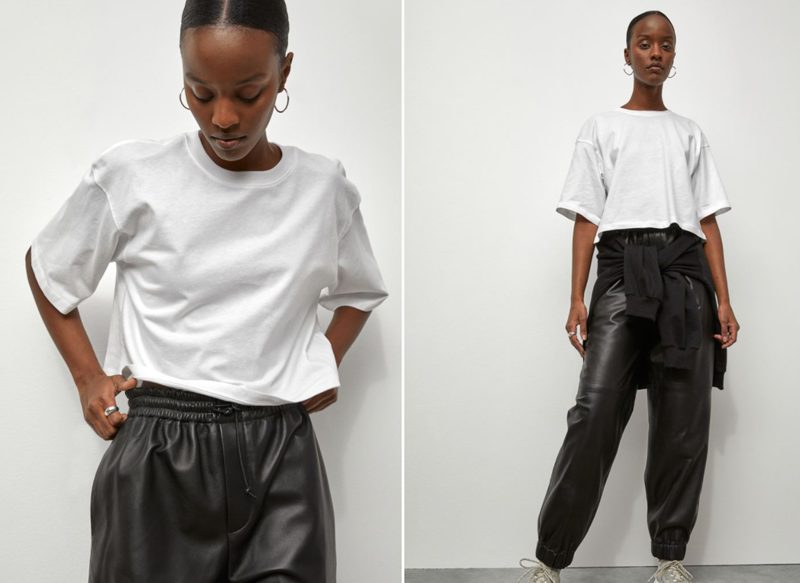 CAMISETA CROPPED DE H&M